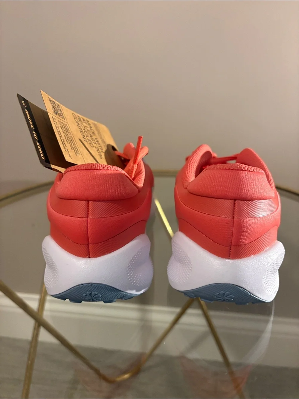 Nike Kids' Coral/White Lightweight Sneakers